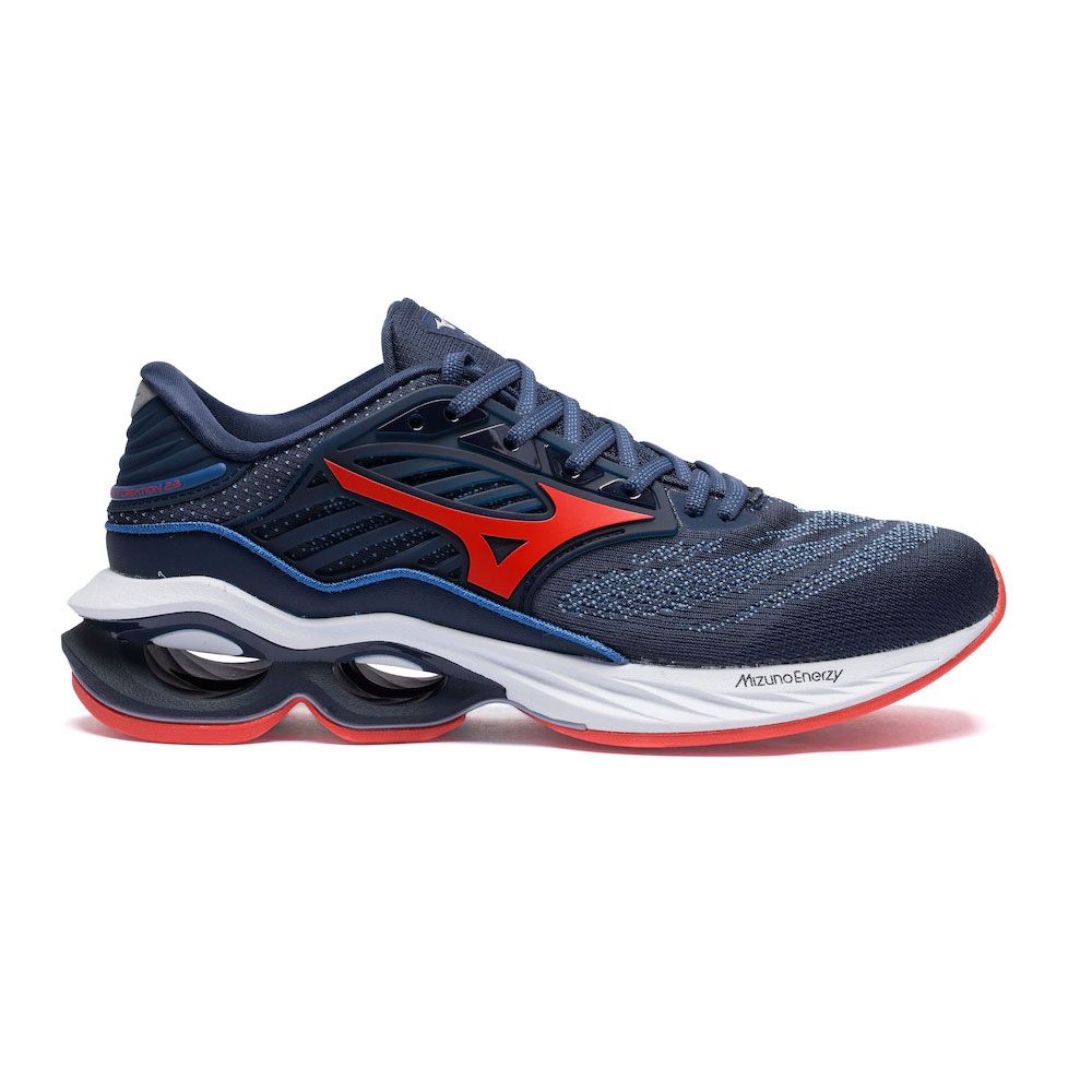 Mizuno laranja e clearance azul