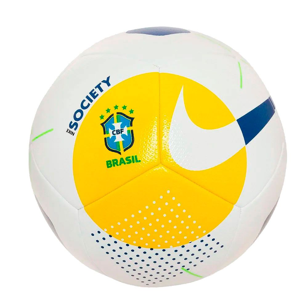 Bola de Futebol Society Nike Brasil CBF - Amarelo e Azul - Tontri Esportes