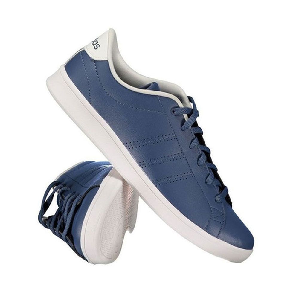 Tênis Adidas Advantage Clean QT Azul/Branco Feminino - Tontri Esportes