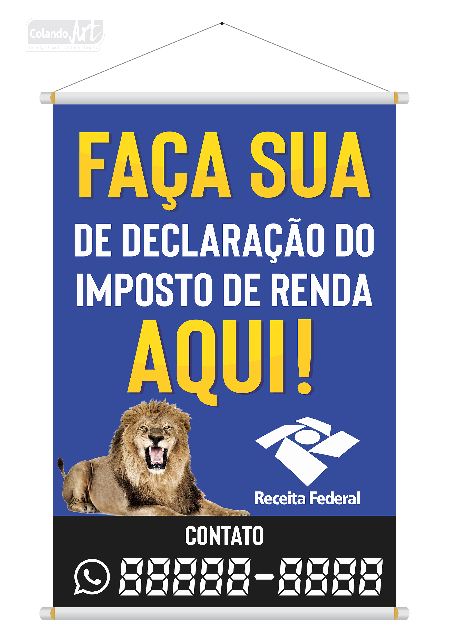 Banner Declaração Imposto de Renda ColandoArt