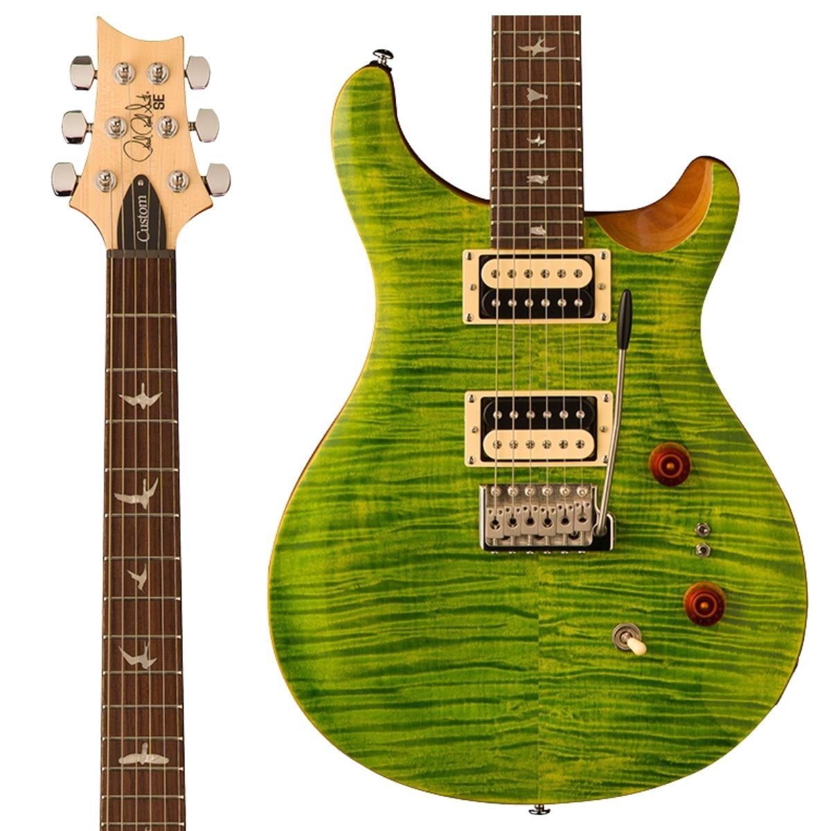 Guitarra PRS SE Custom 24-08 Eriza Verde com Bag - Planet Music Express