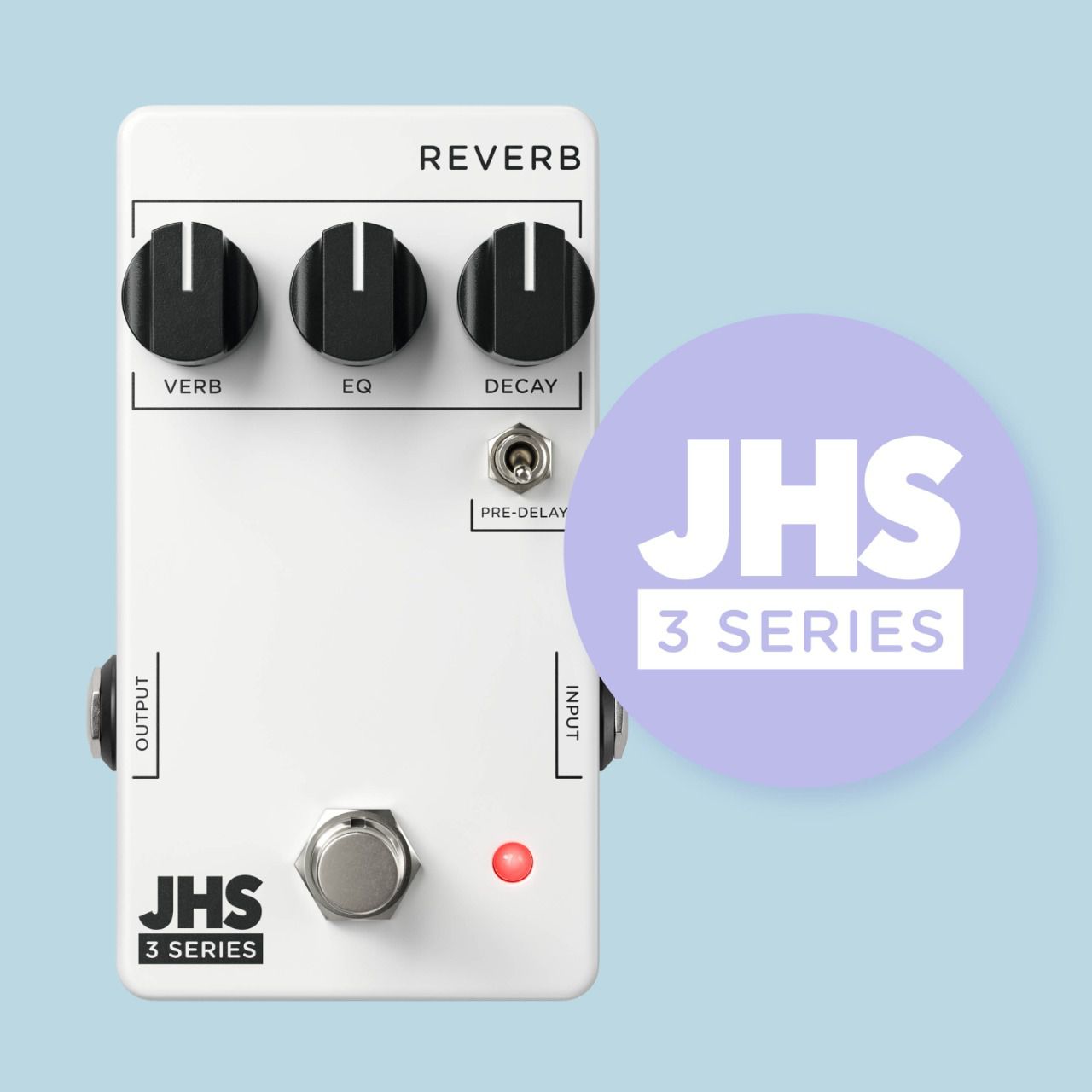 Pedal 3 Series JHS Reverb Para Guitarra - Planet Music Express