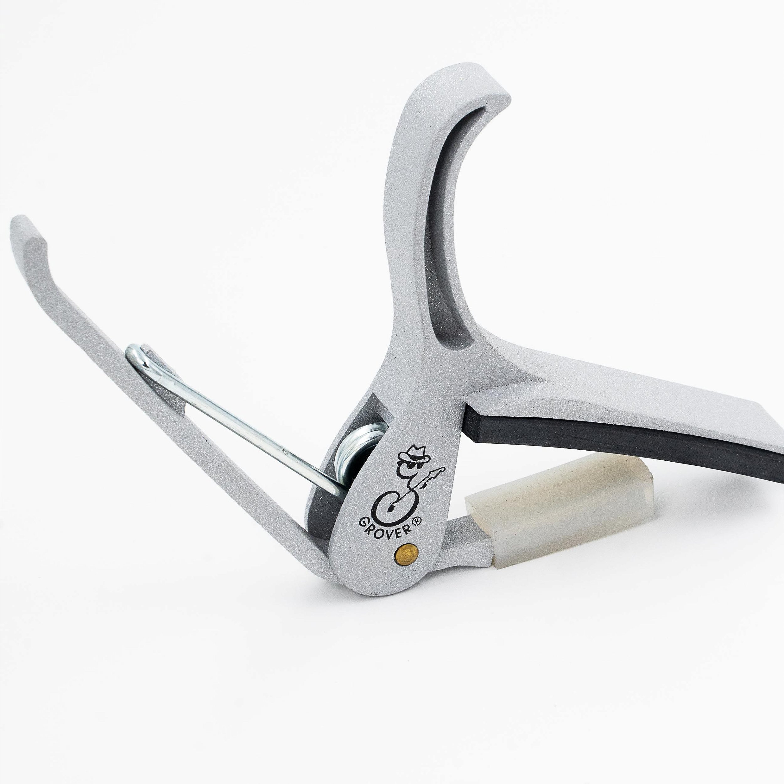 Capotraste Grover Ultra Capo Profissional, Prata Music Express