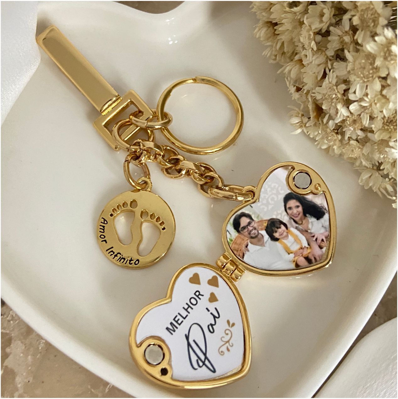 Sajal personalized clearance name brass keychain