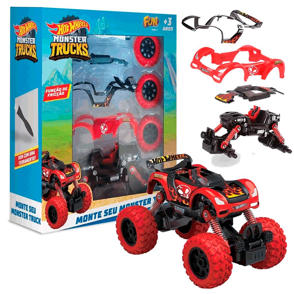 Carrinho Hot Wheels Monster Truck Caminhonete