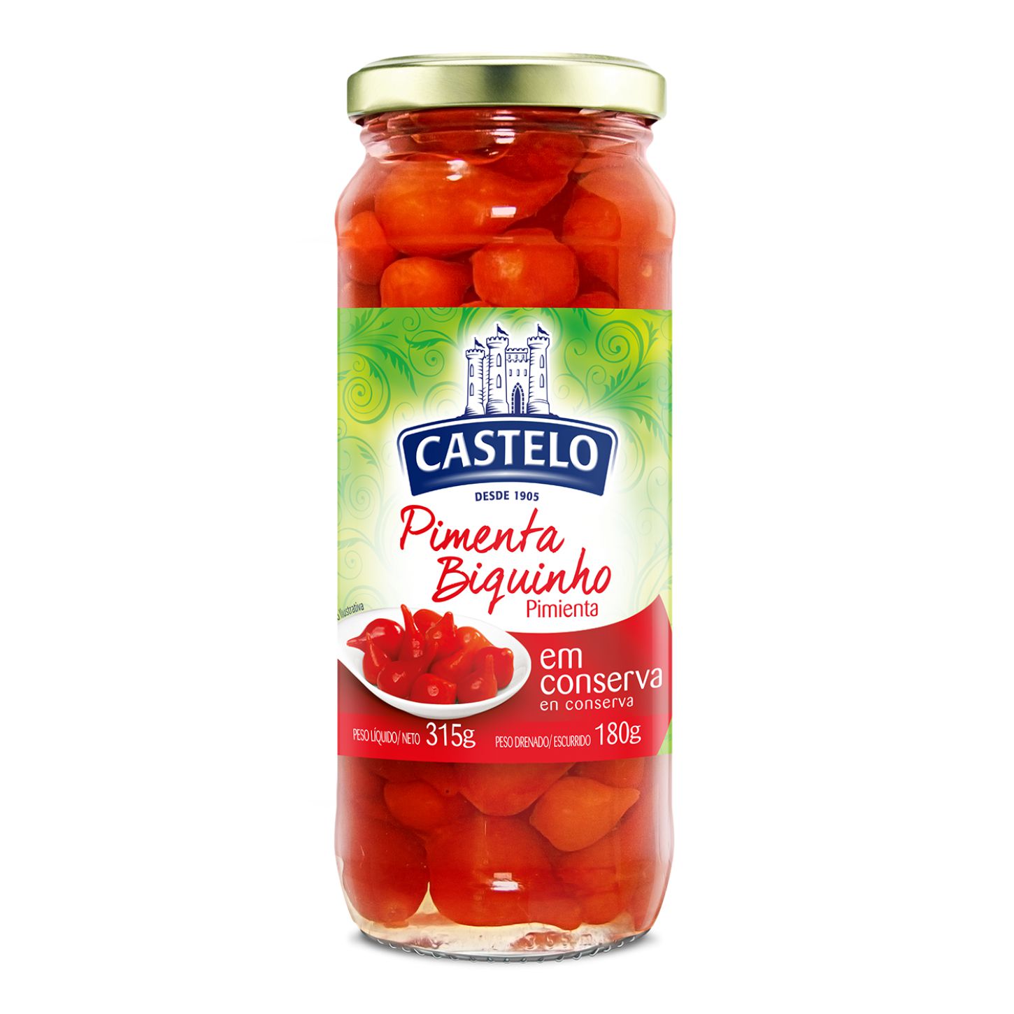 Pimenta Biquinho Castelo 180g - Casa Vieira