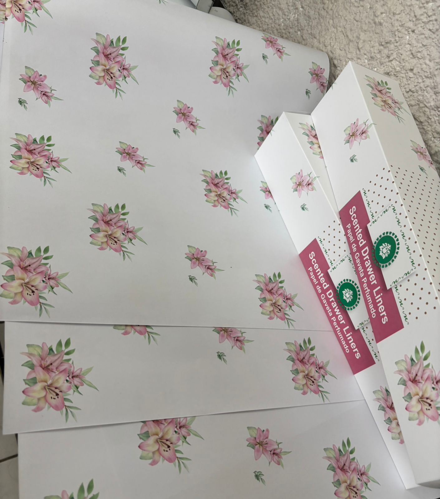 Papel de Gaveta Perfumado - Vida Bella - Caixa com 5 folhas - Papel ...