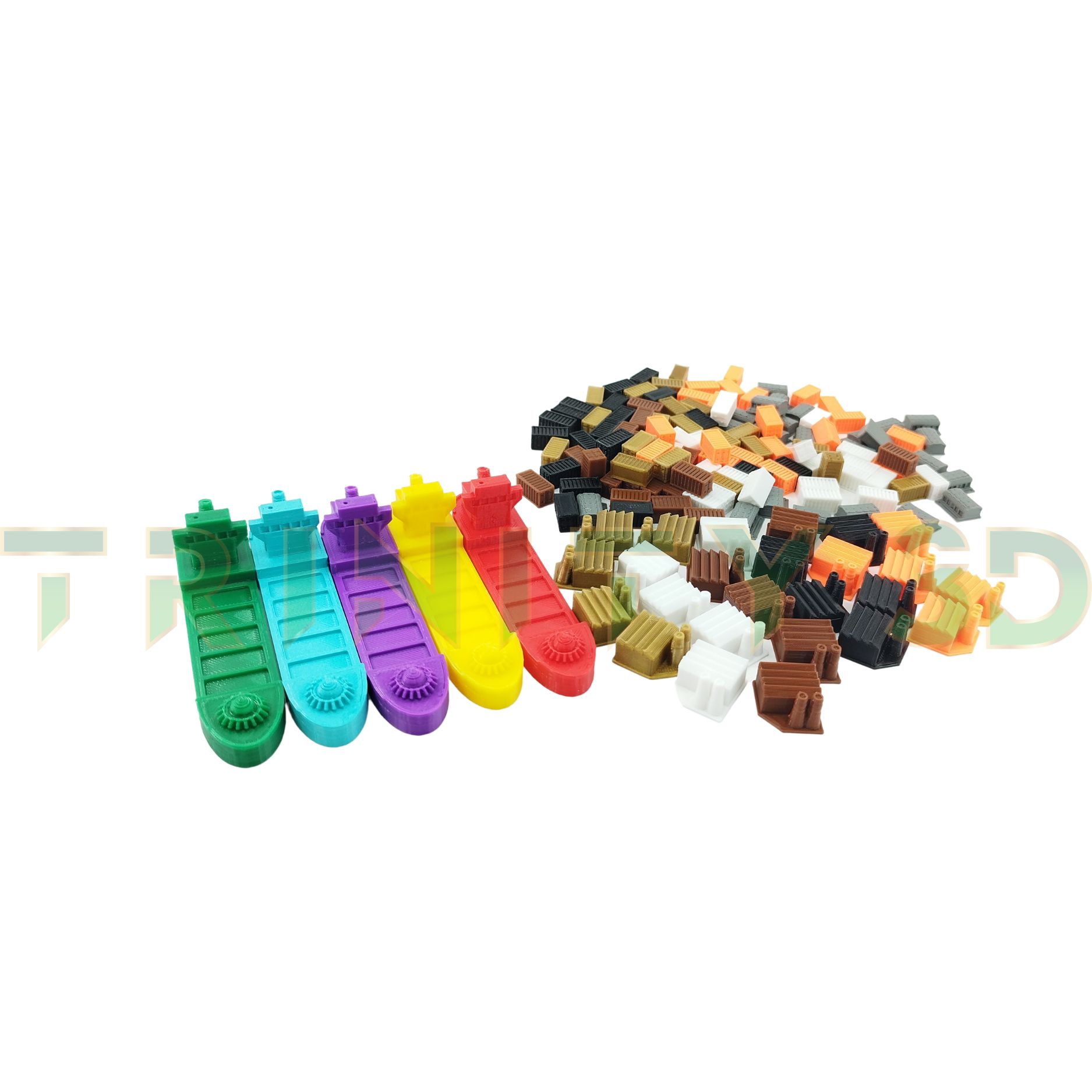 miniaturas tokens 3d para Container Board Game Trinity 3D