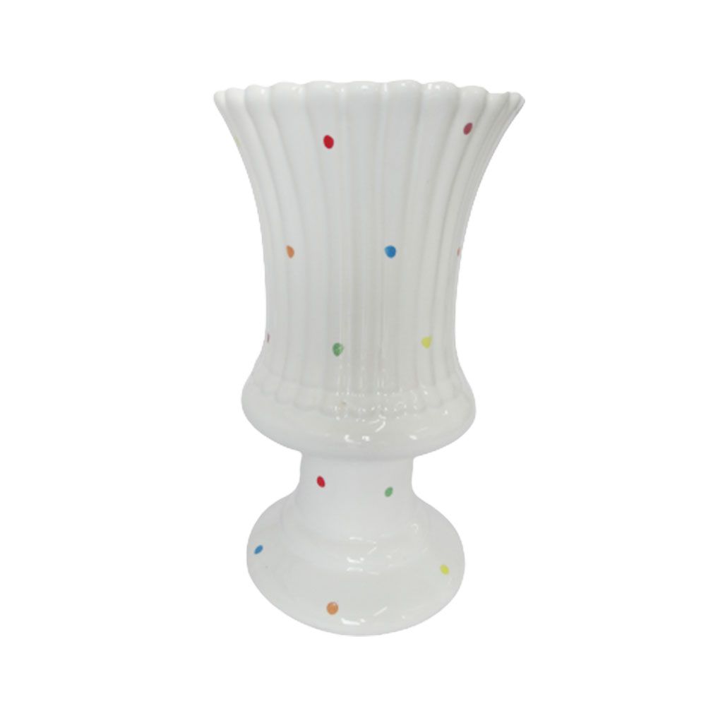 VASO ESPANHA GRANDE BRANCO POA Lembrança Chique