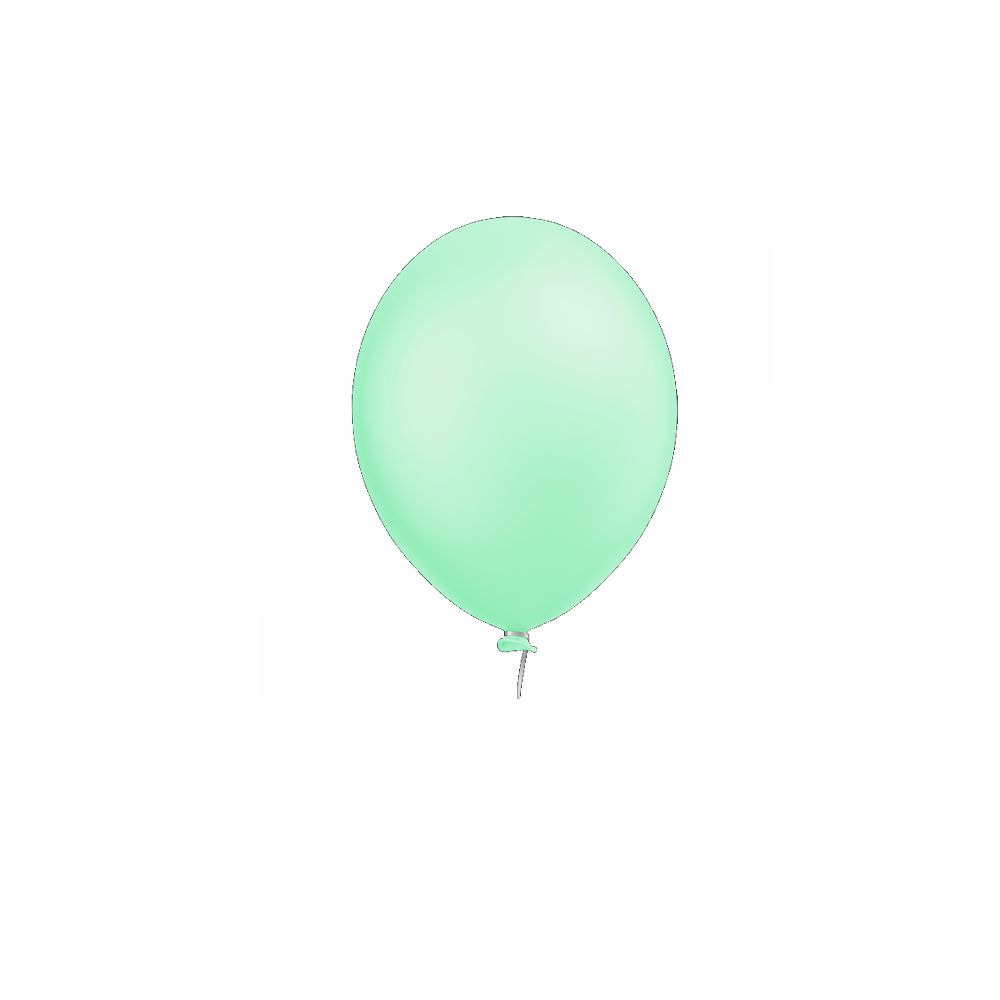 Balão Happy Day Perolado Candy Verde Água 9" Bexiga 25unid - Lembrança  Chique