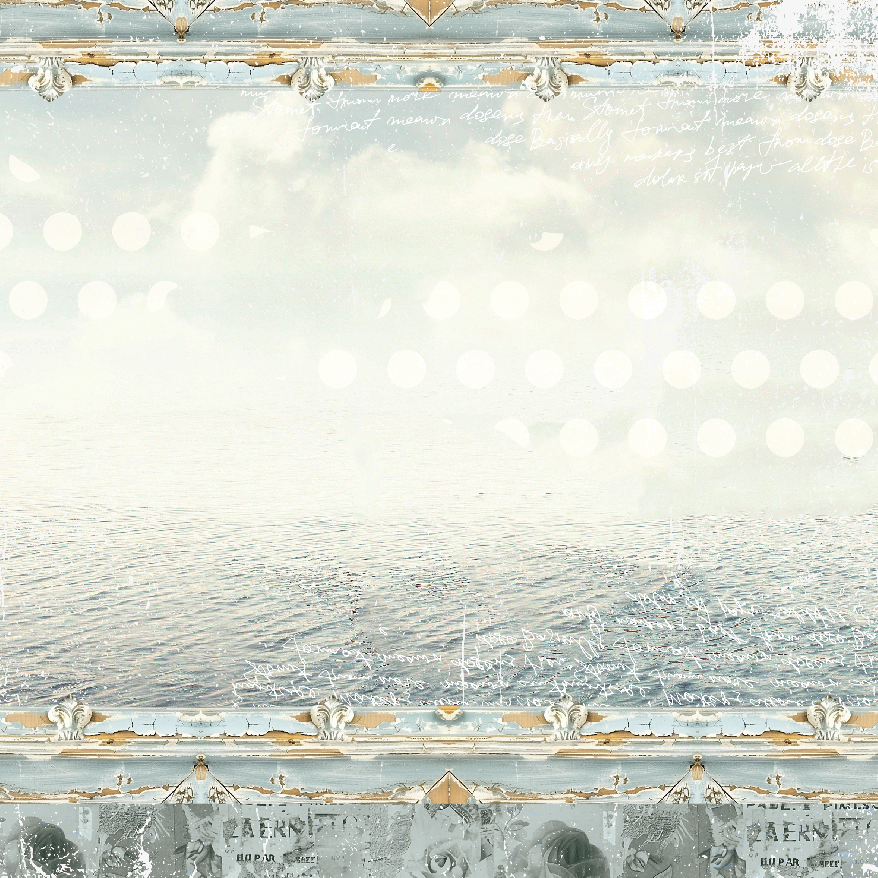 Serenity 180g Fundo BG Tenda do Scrap Serenity 180g Fundo BG Tenda do Scrap