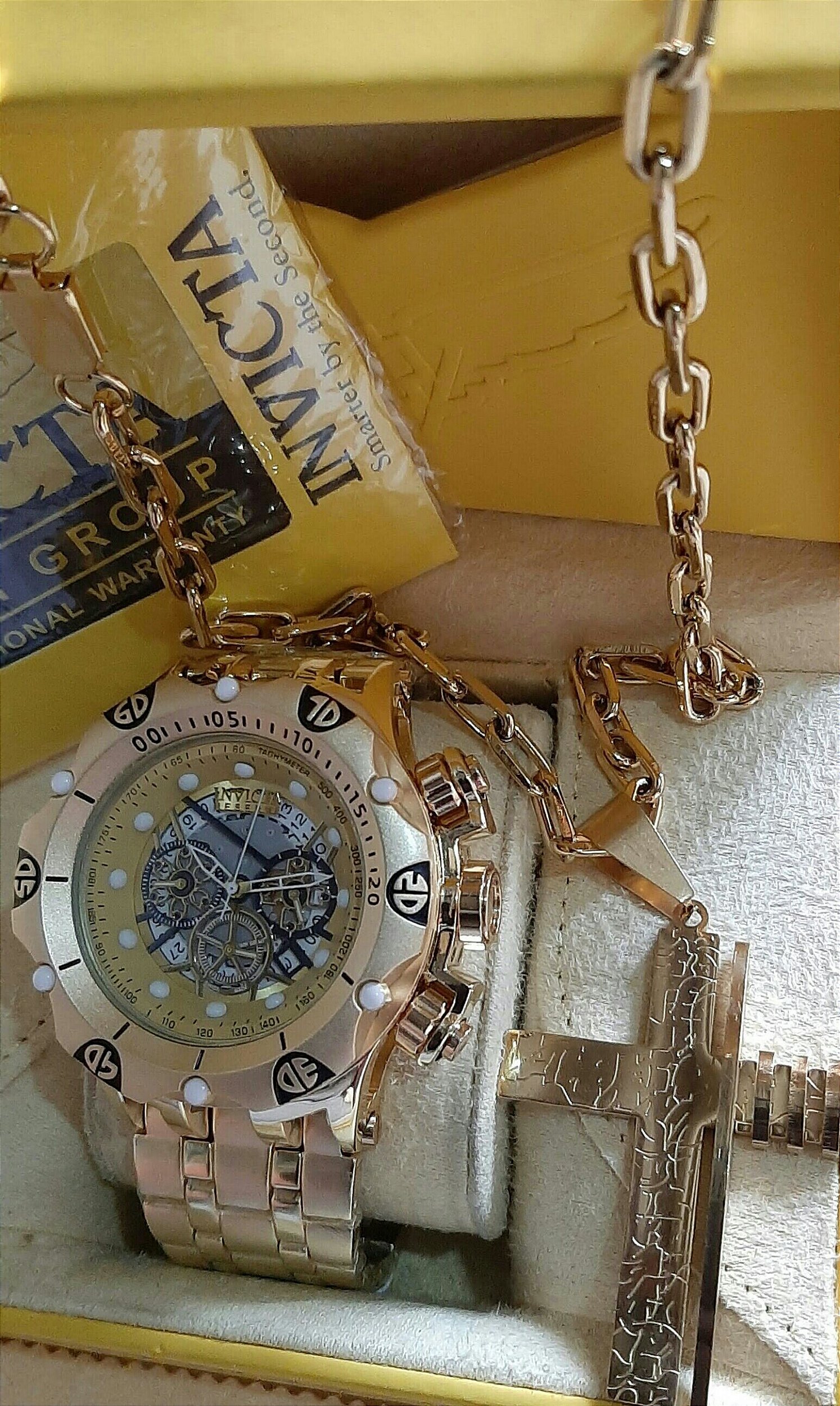 Invicta hybrid best sale skeleton