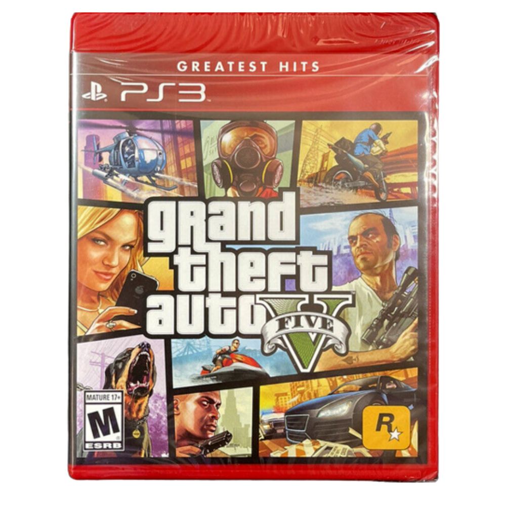 Jogo Grand Theft Auto V Gta 5 Ps3 Mídia Física Lacrado - Rockstar - Jogos  de Ação - Magazine Luiza