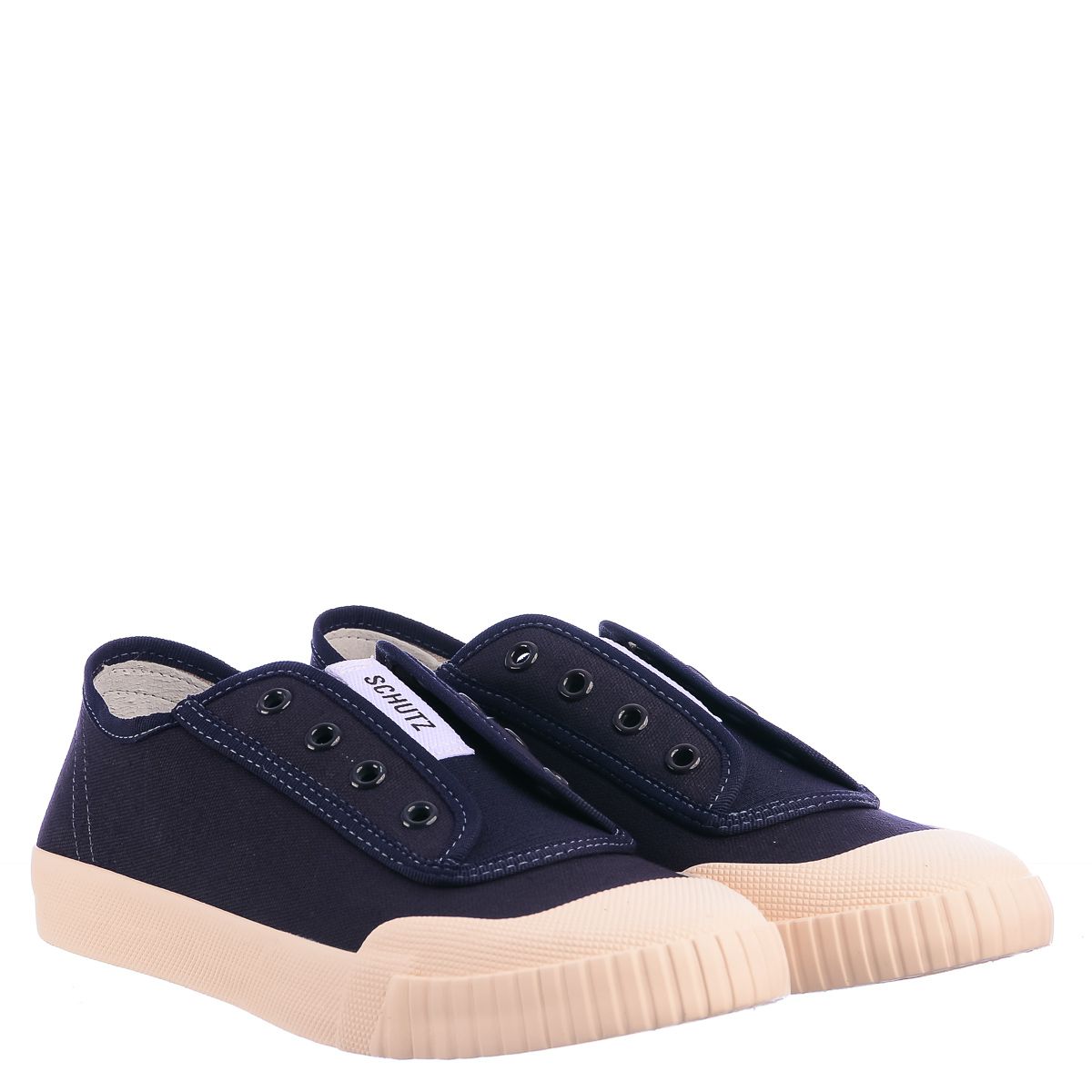Tênis Feminino Smash Sem Cadarço SS24 Schutz Azul Marinho