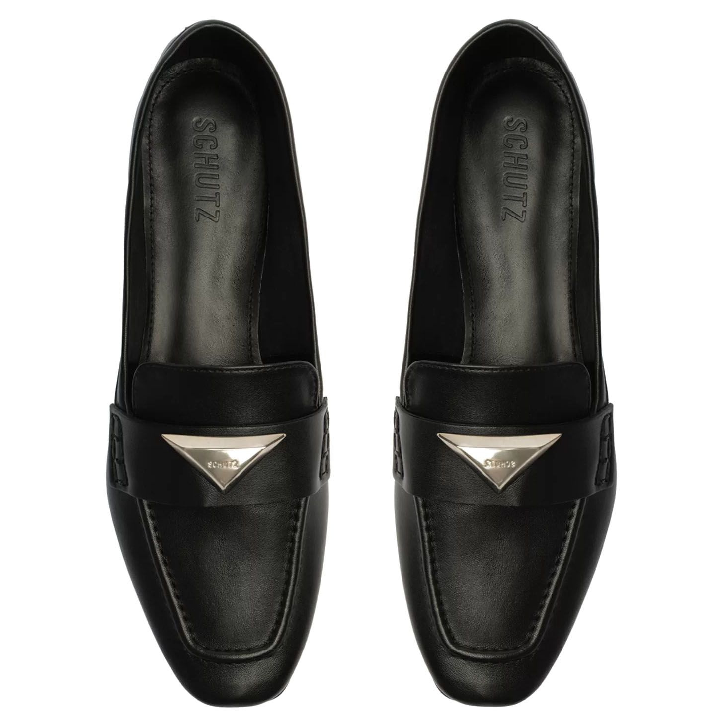 Mocassim Deluxe Nappa Fivela Prata SCZ FALL 24 Schutz Preto