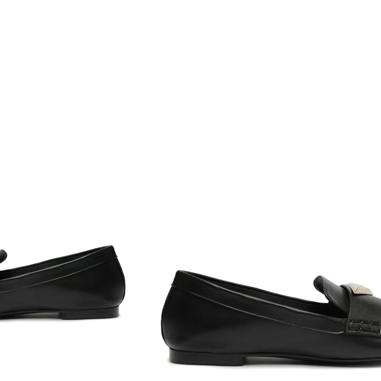 Mocassim Deluxe Nappa Fivela Prata SCZ FALL 24 Schutz Preto