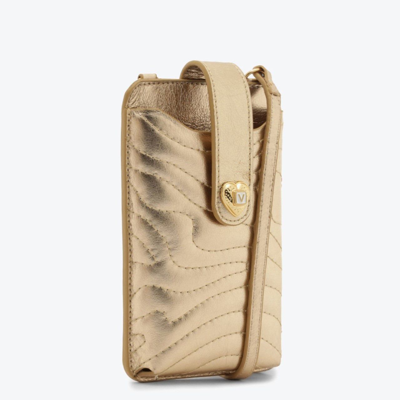 Porta Celular Eliana Couro VCZ FALL 24 Vicenza Dourado - Specchio
