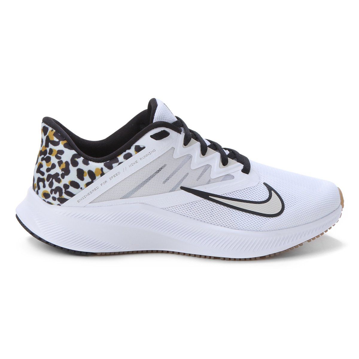 Tênis Nike Quest 3 Feminino Cor Branco/Preto - Compre calçados e parcele em  até 10x sem juros! Aproveite.