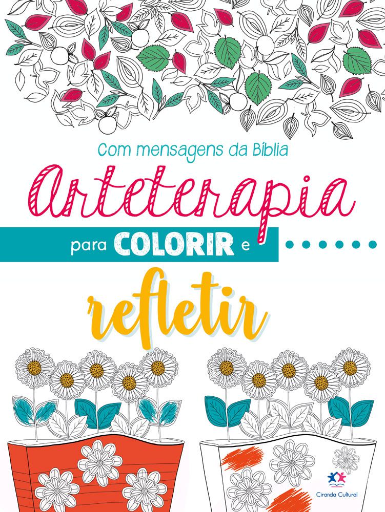 Livro de Arteterapia para Colorir e Relaxar 1 Unidade