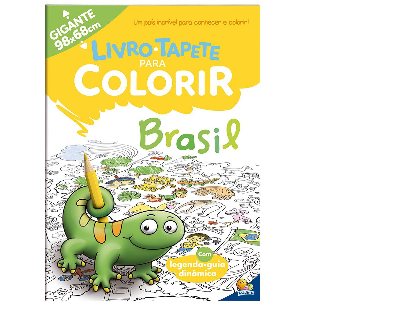 Livro-Tapete para Colorir: Mais de 100 Desenhos Incríveis