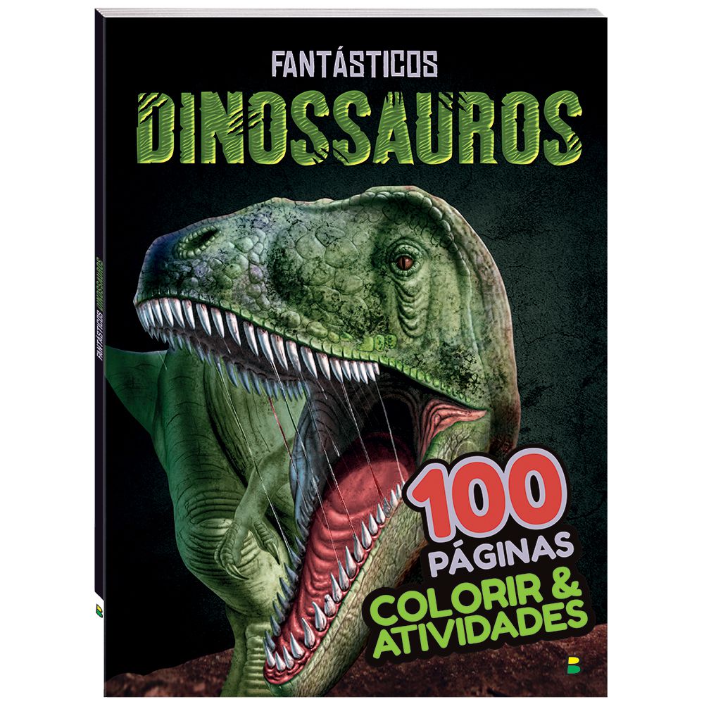 Livro Infantil Dinossauros - Adesivos, Atividades, Jogos E Desafios -  Todolivro - Com Cenario Para Criar Suas Próprias Histórias