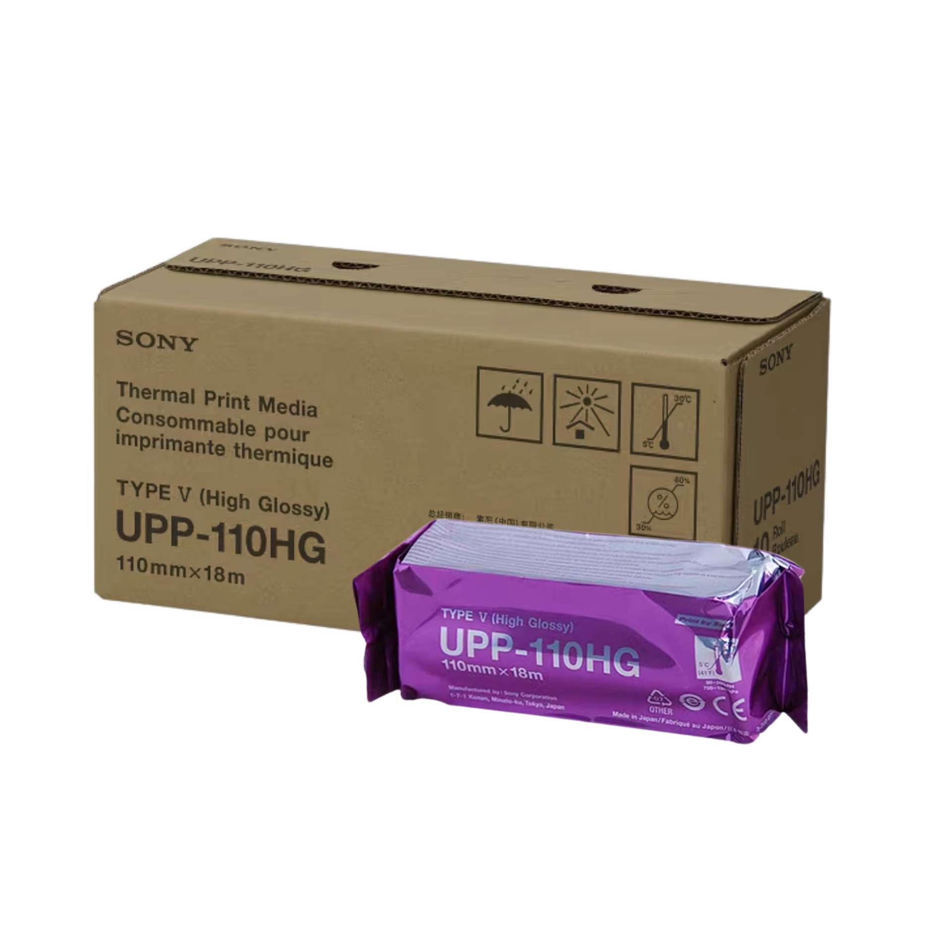 SONY サーマルプリントペーパー UPP-110HG Amazon.co.jp: ソニー(SONY) サーマルプリンター用紙 SONYプリンター用