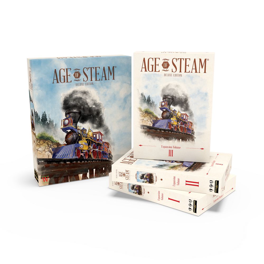 AGE OF STEAM DELUXE ED. – JOGO DE TABULEIRO