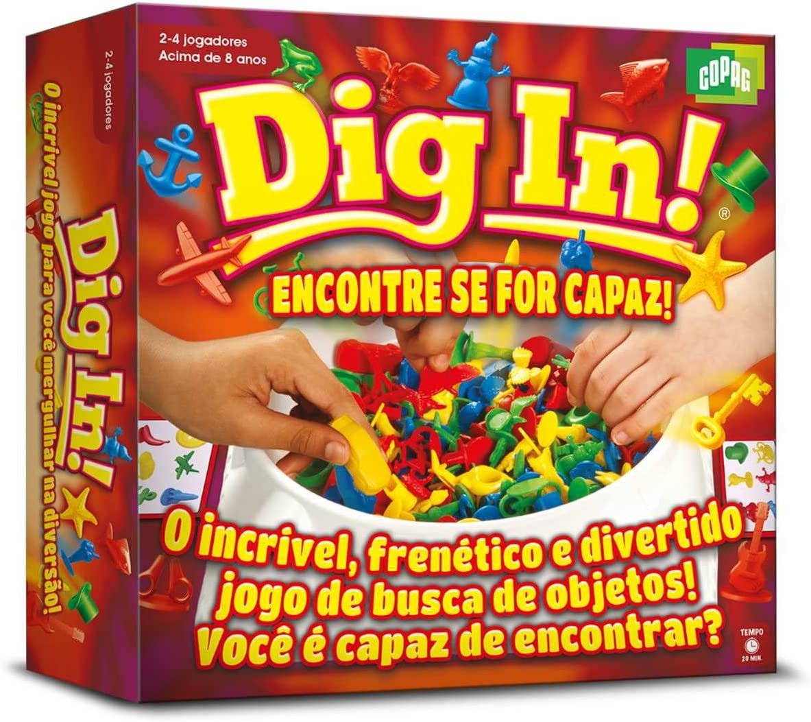 Jogo Dig In Encontre se for Capaz 31091 - Copag – Jessica Presentes