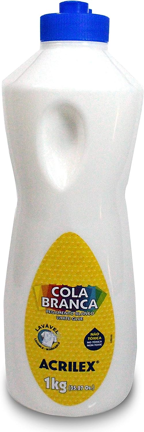 Cola Liquida Branca 1 kg Acrilex - Suzupel - Papelaria em Suzano - Material  Escolar, Material de Escritório, Informática, Aviamentos e Artesanato