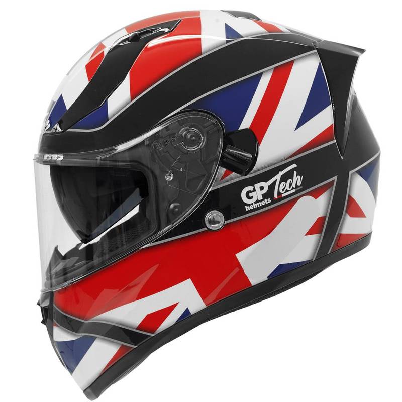 Gp Tech CAPACETE GP TECH V128 UK SV AZUL-VERMELHO 61 - Casa do Motociclista
