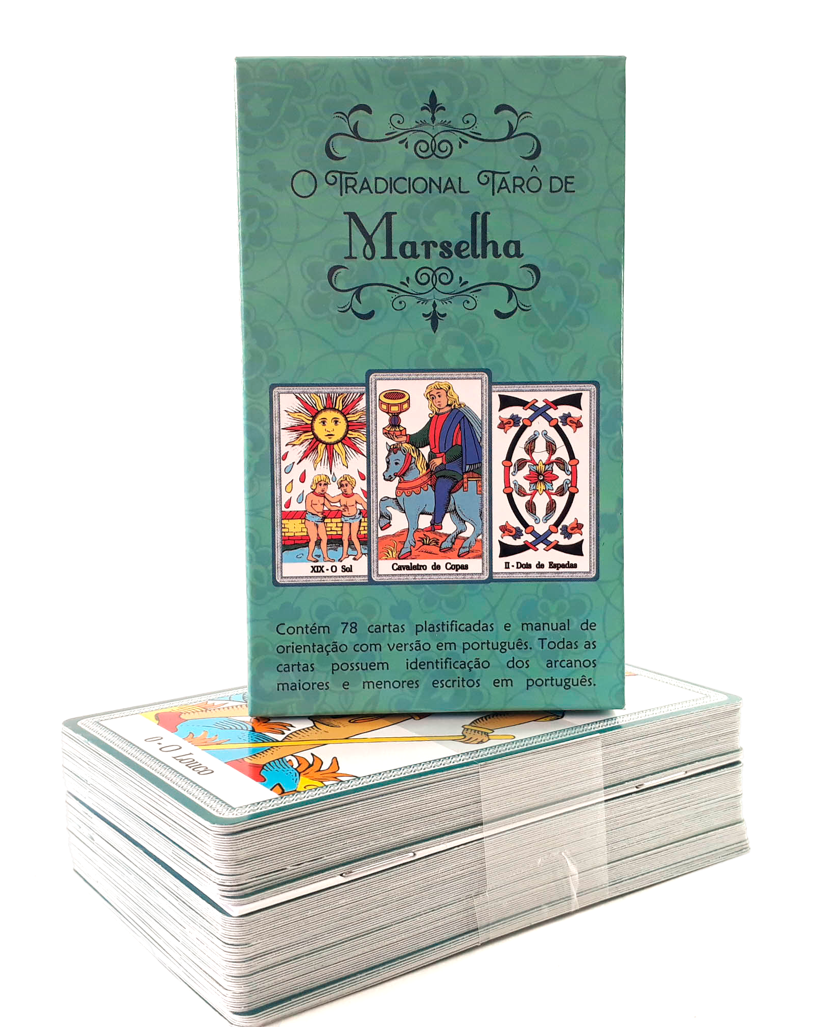 Baralho O Tarô De Marselha 22 Cartas Tarot Arcanos Maiores com