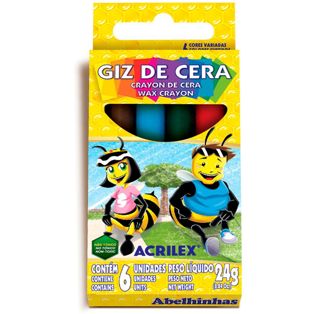 GIZ DE CERA - Abelhinhas Acrilex