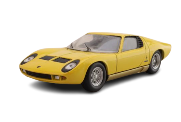 Modèle Réduit Lamborghini Miura Del Prado échelle 1/43 - Couleur Giallo, Neuf