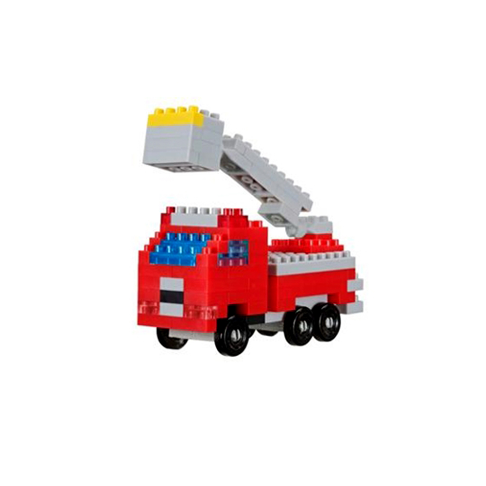 Mini Bloco De Montar Petit Block Caminhão Bombeiro HTC MODELISMO
