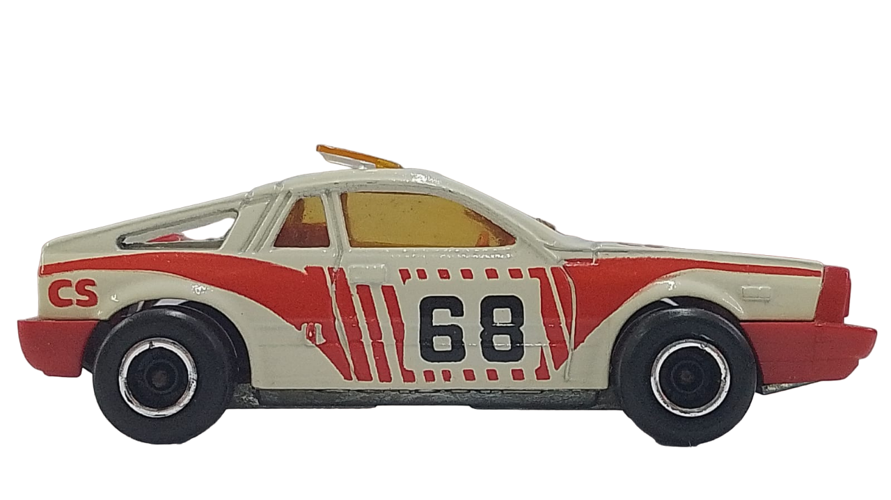 Majorette Série 200 – Lancia Monte-Carlo, Boîtage Belge, édition Blanche Blister Neuf