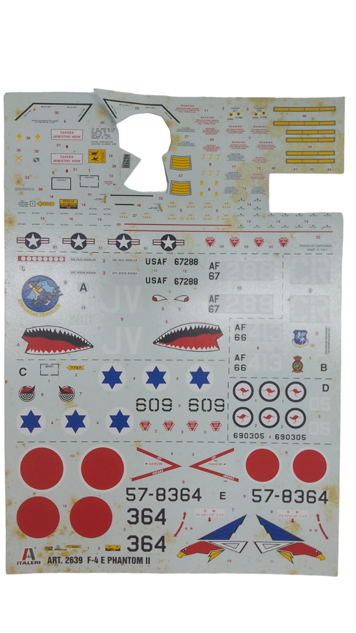 Italeri F-4J Phantom Ii Kit '1:48 IT2781 Modellino