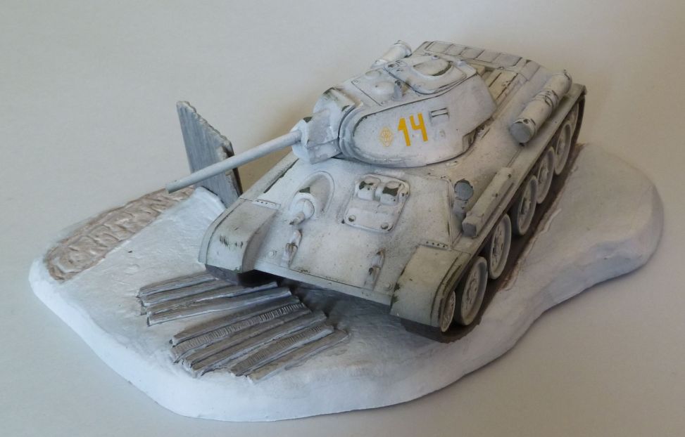 Matchbox T 34 MATCHBOX - T-34 WITH DIORAMA - 1/76 - HTC - MODELISMO