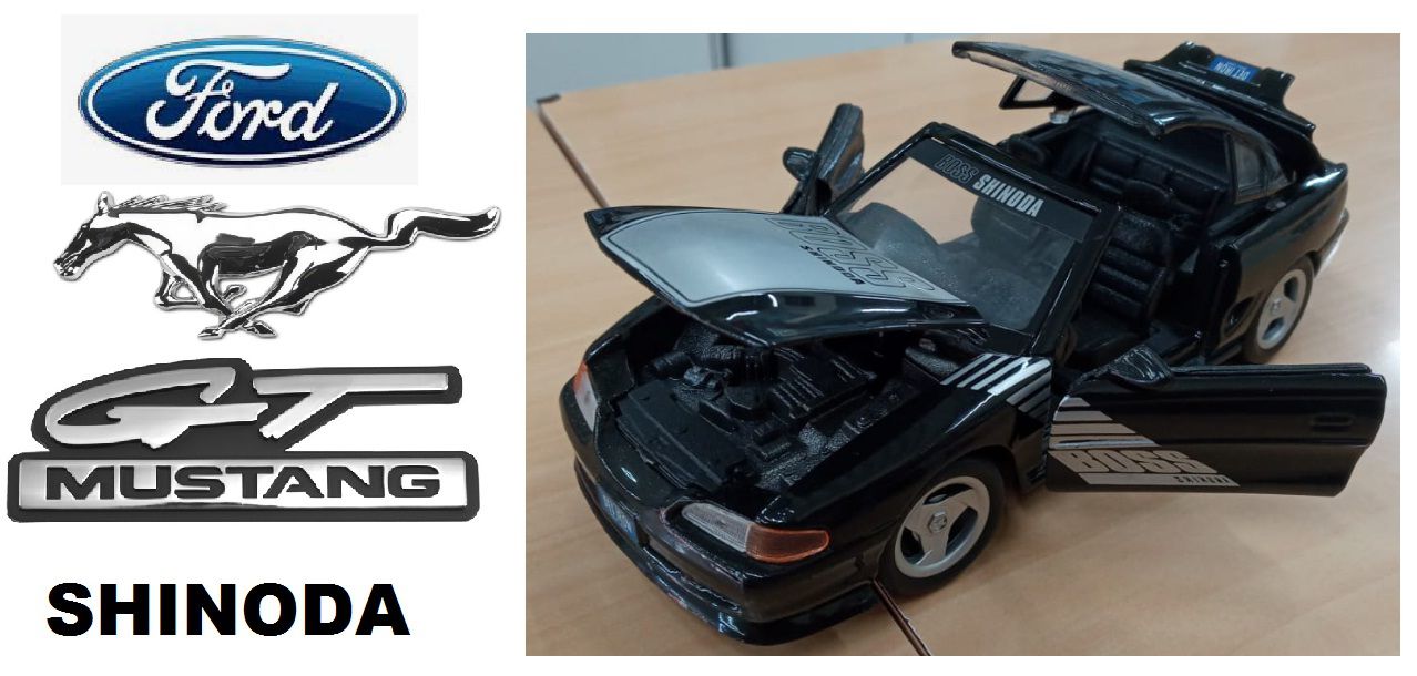 Maisto - Ford Mustang Boss GT Shinoda (Sem Caixa) - 1/24 - HTC - MODELISMO