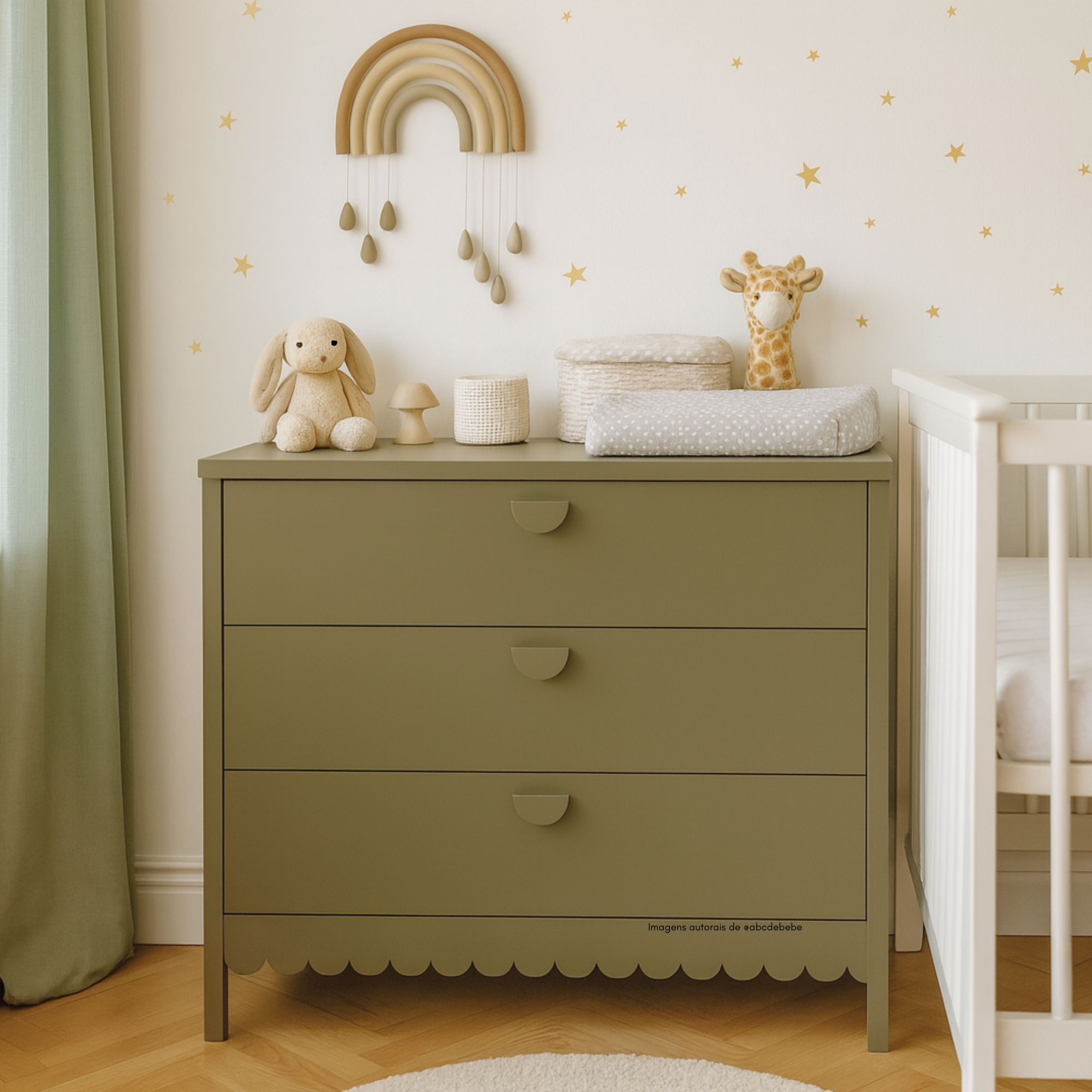 Cômoda Infantil Rococó – Leveza, Sofisticação e Praticidade - ABC
