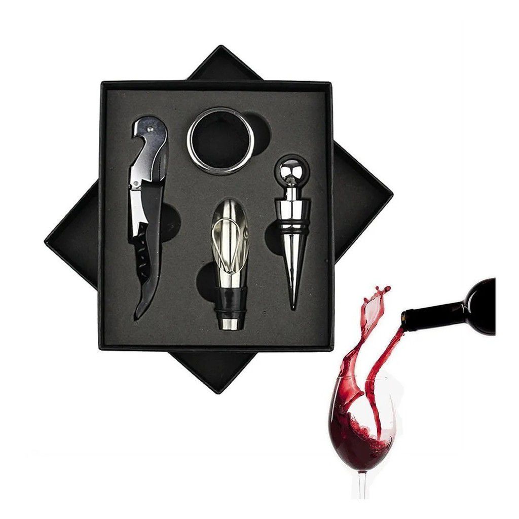 Kit Sommelier Premium Caixa de Presente 5 Acessórios e Livro - Boccati -  Bar e Acessórios - Magazine Luiza