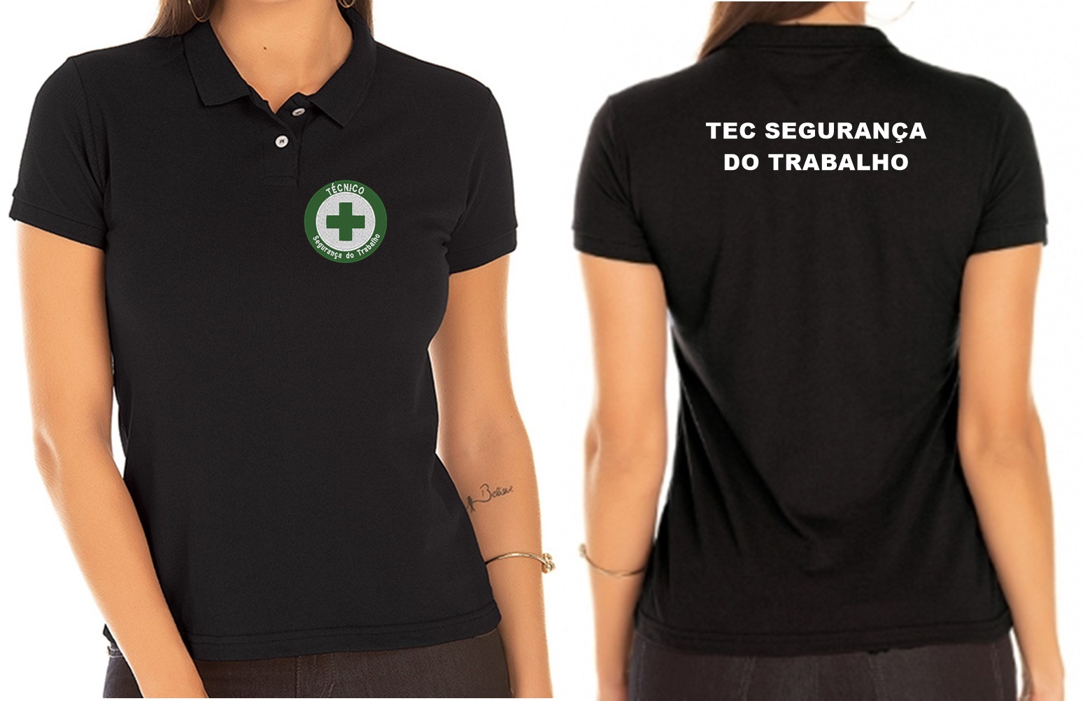 Camisa Polo Feminino Técnico Segurança do Trabalho Bordado - Innovare ...