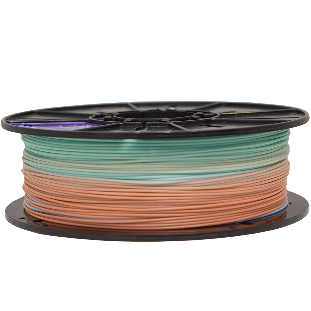 Filamento PLA Rainbow Azul / Verde / Vermelho Macaron Velvet High Speed ...