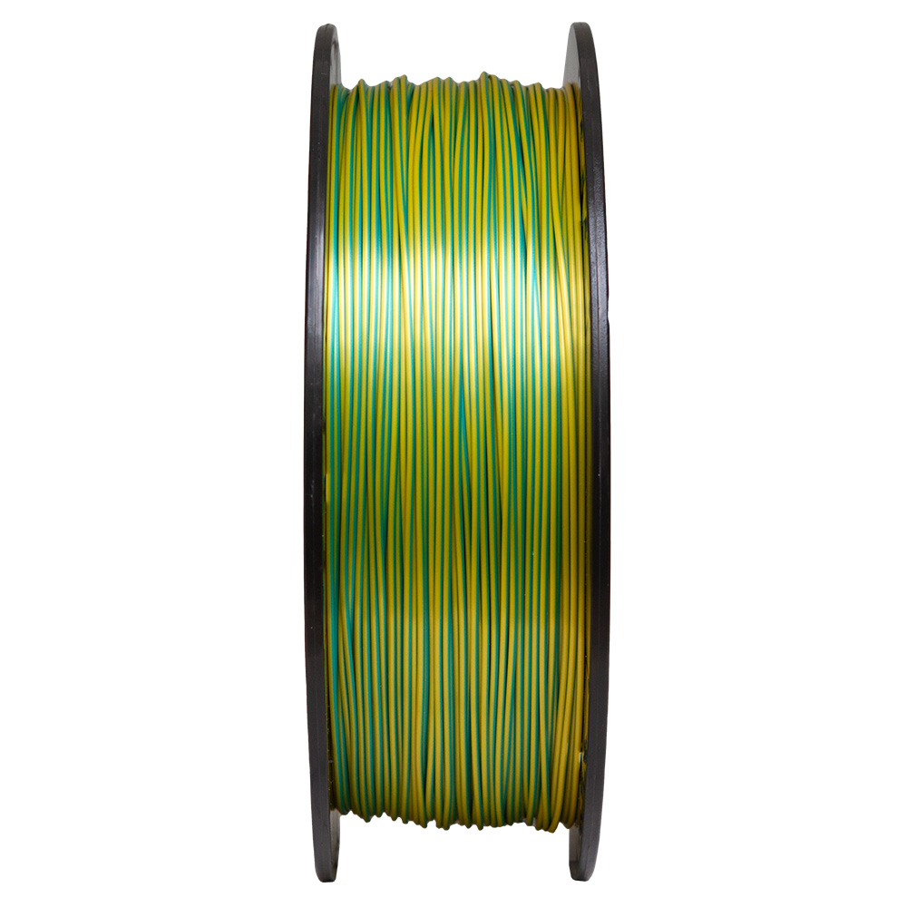 Filamento PLA Duo Color Dourado e Verde V-Silk High Speed | 1,75mm ...
