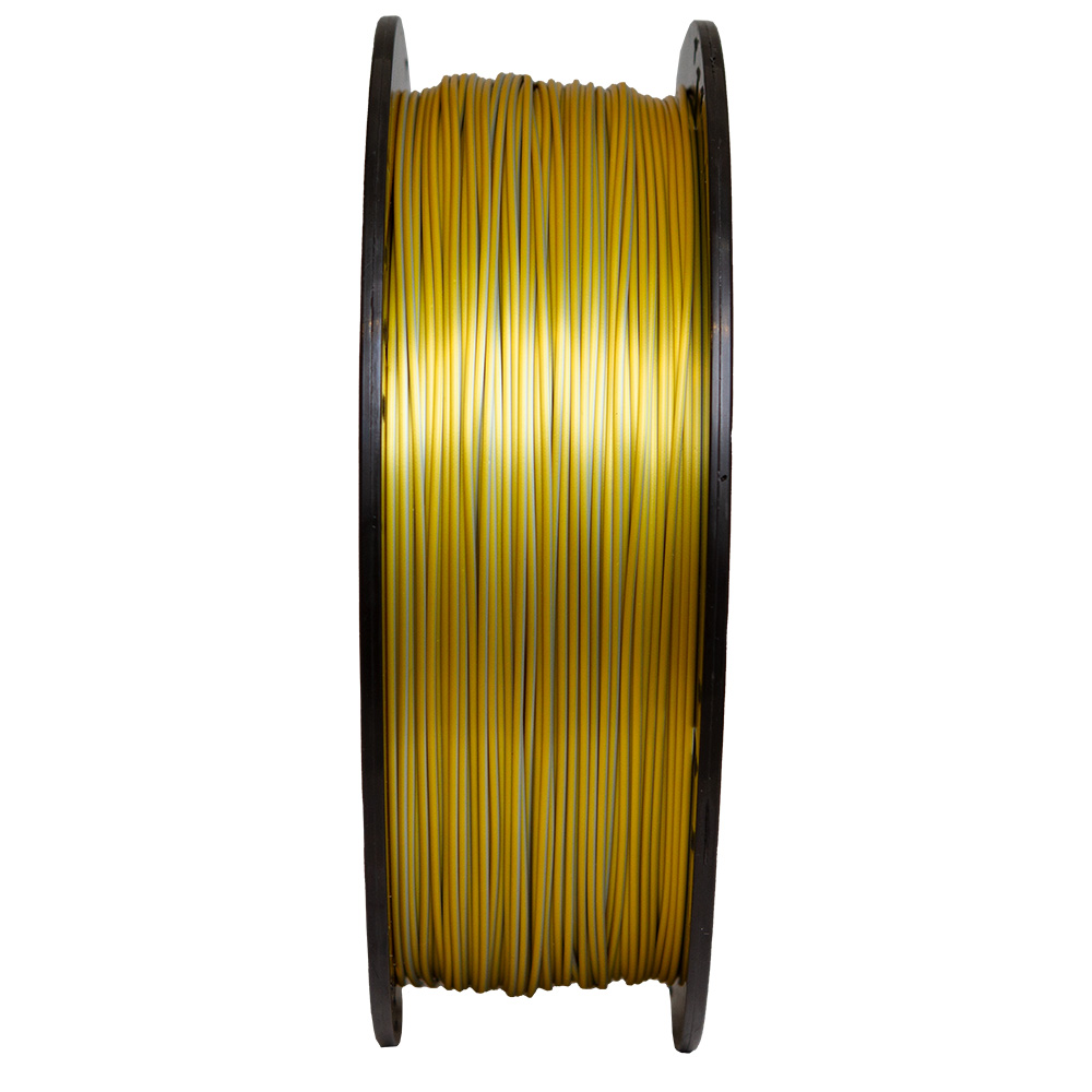 Filamento PLA Duo Color Alumínio e Dourado V-Silk High Speed | 1,75mm ...
