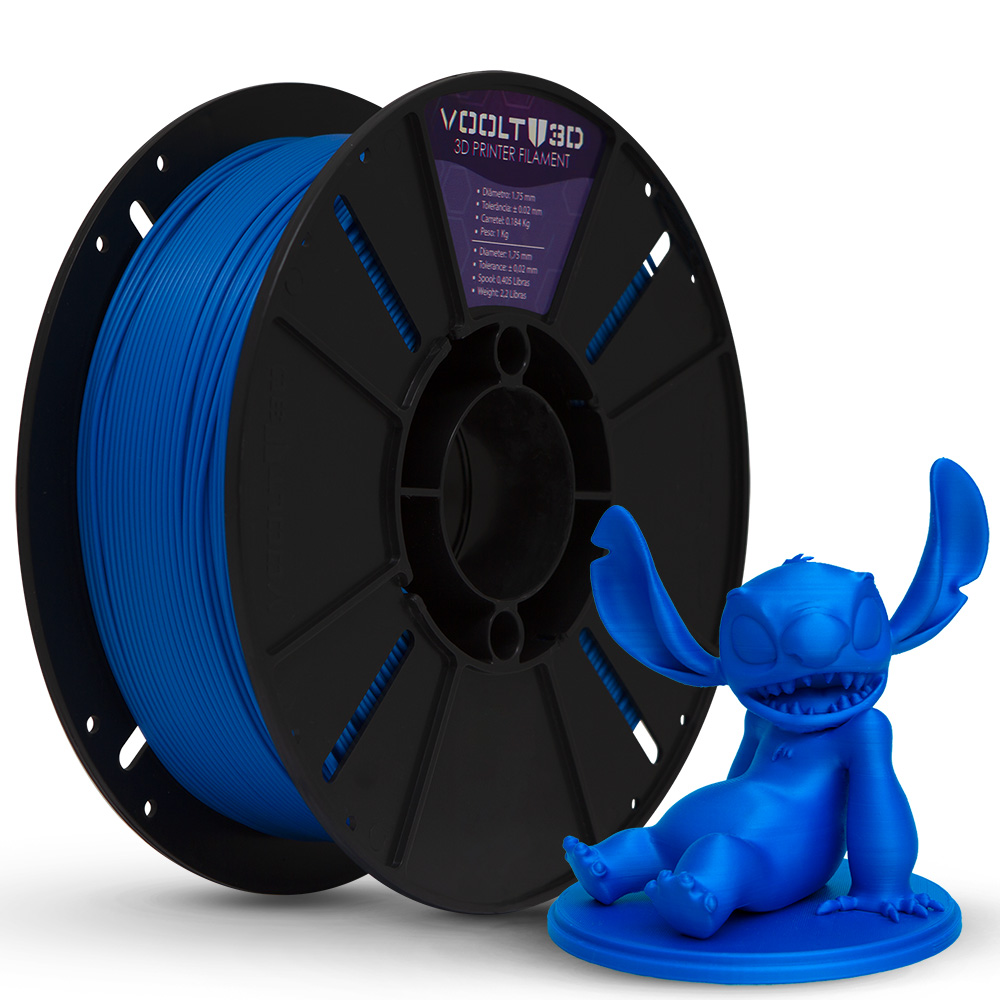 Filamento PLA Azul Velvet High Speed | 1,75mm | 1Kg | Voolt3D - Loja 3D ...