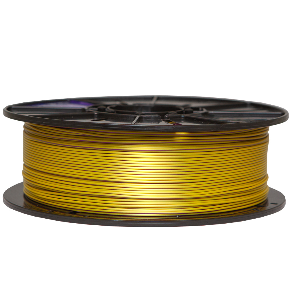 Filamento PLA Duo Color Dourado e Ametista V-Silk High Speed | 1,75mm ...