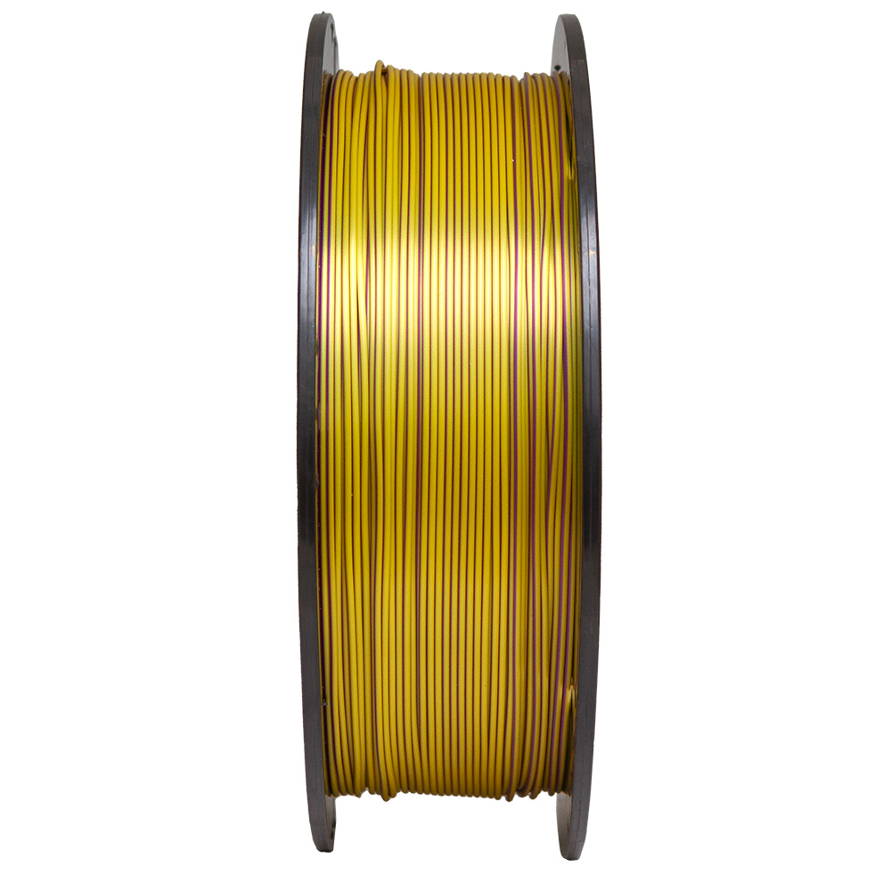 Filamento PLA Duo Color Dourado e Ametista V-Silk High Speed | 1,75mm ...