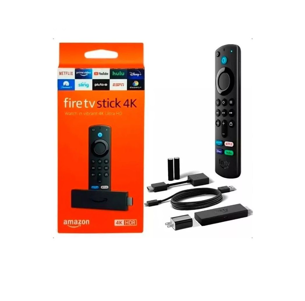 Fire Tv Box 4k Tv Stick 3 Inclui Comandos Da Tv Com Atalhos - GR Eletrônicos