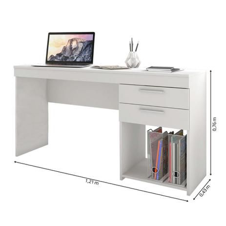 MESA OFFICE BRANCA - Guido - Especialista em Móveis