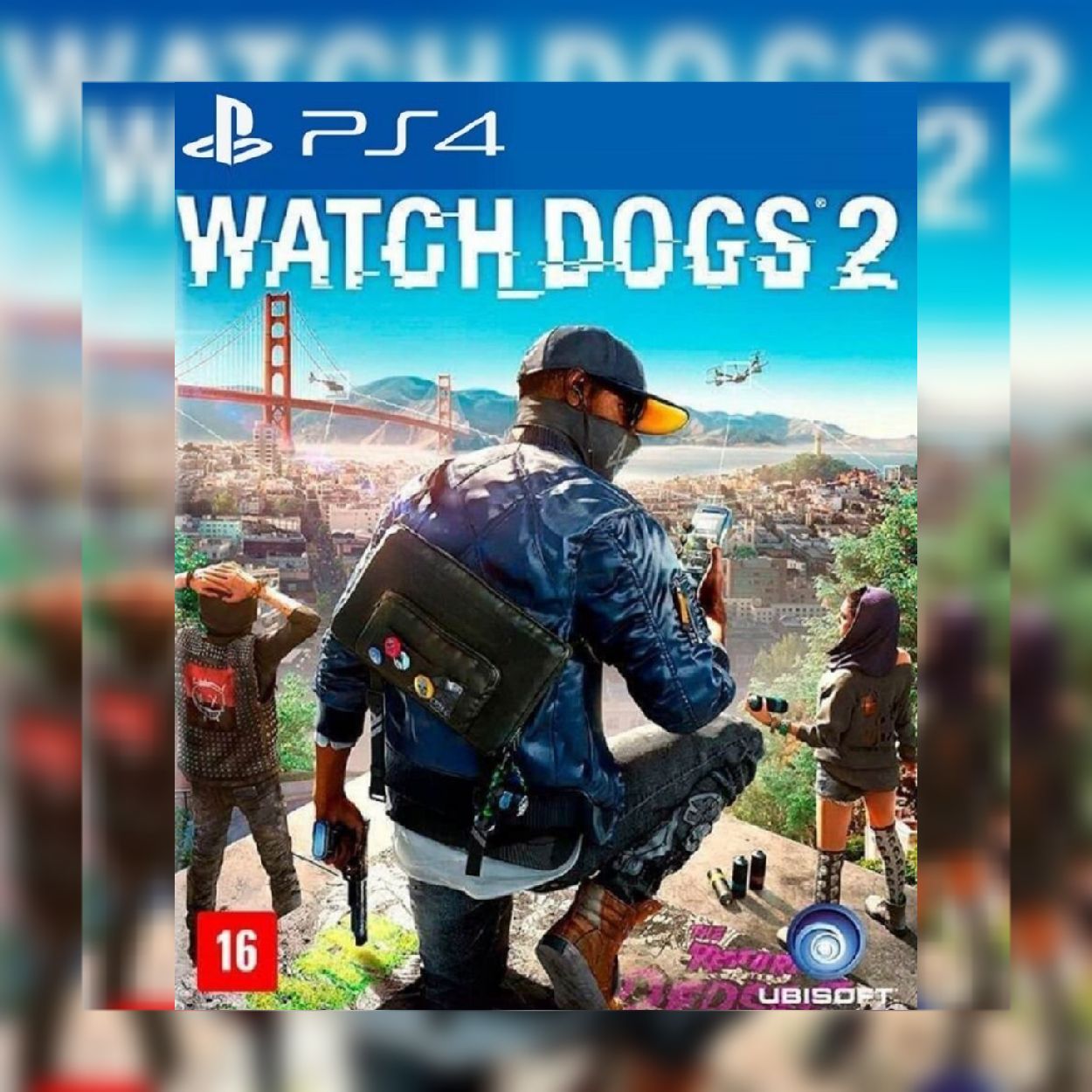 Combo de Jogos PS4 - Red Dead Redemption 2 God Of War Watch Dogs 2